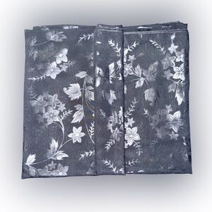 Aisha Burka Floral Gray Scarf